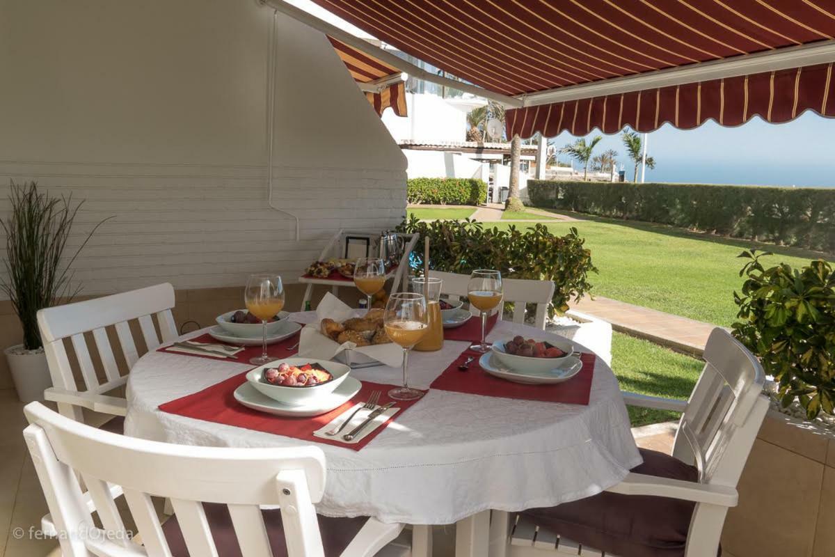 شقة First Line Seaside San Agustín المظهر الخارجي الصورة
