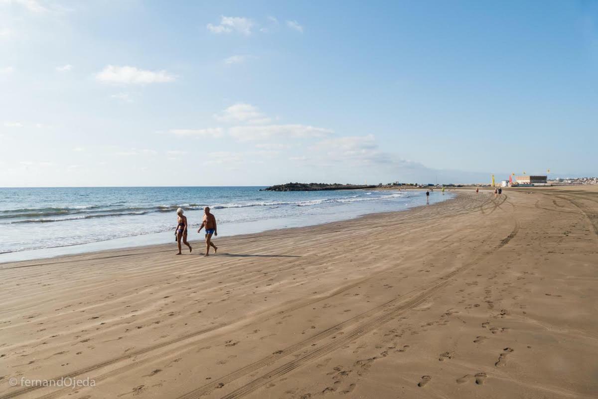 شقة First Line Seaside San Agustín المظهر الخارجي الصورة